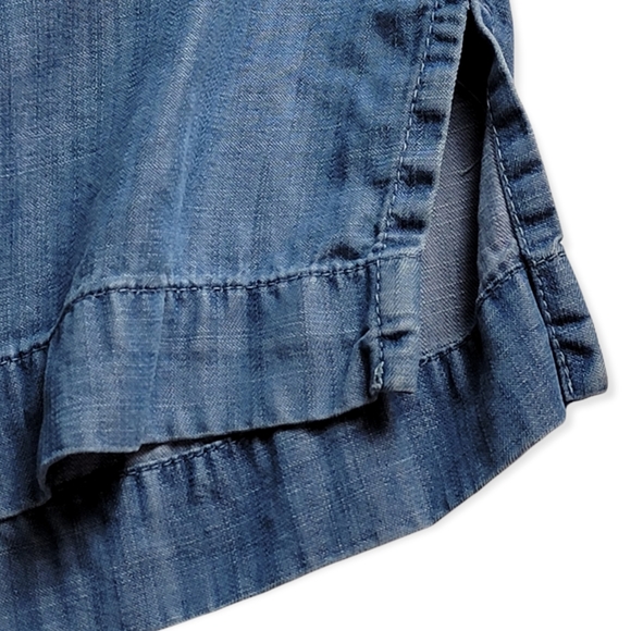 Cloth & Stone Chambray Off Shoulder Blouse - Picture 7 of 8